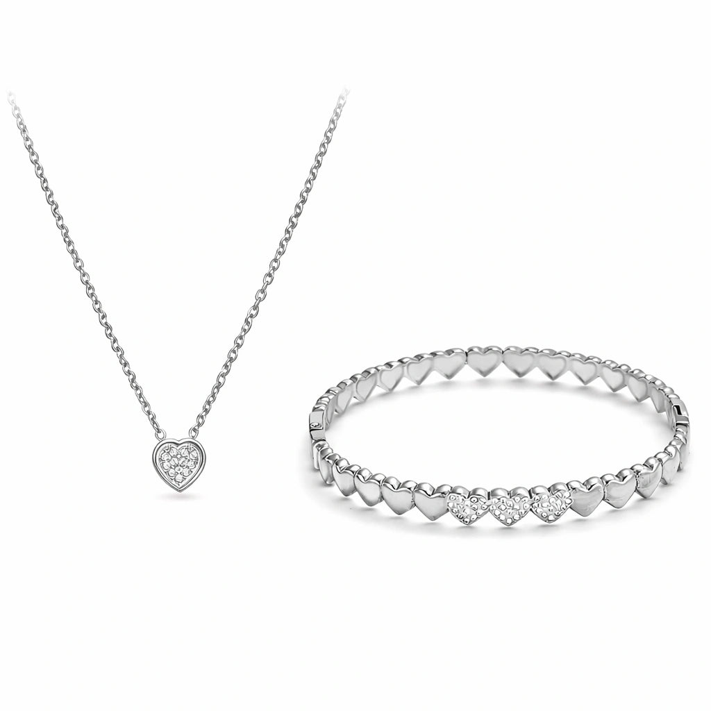 Set Lantisor + Bratara Crystal