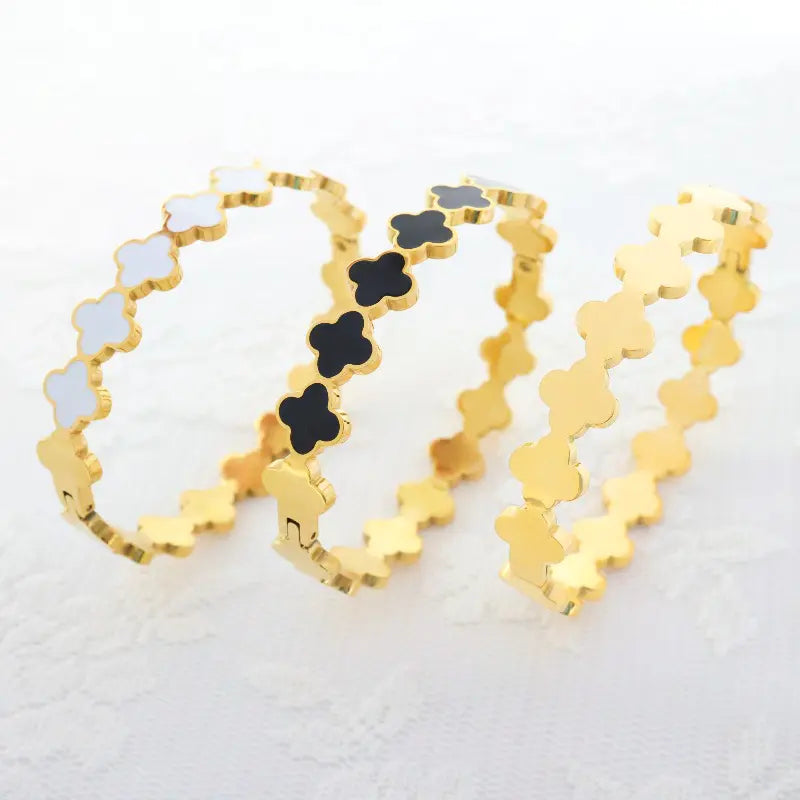 Bratara Lucky Clover - Gold - RAFINI