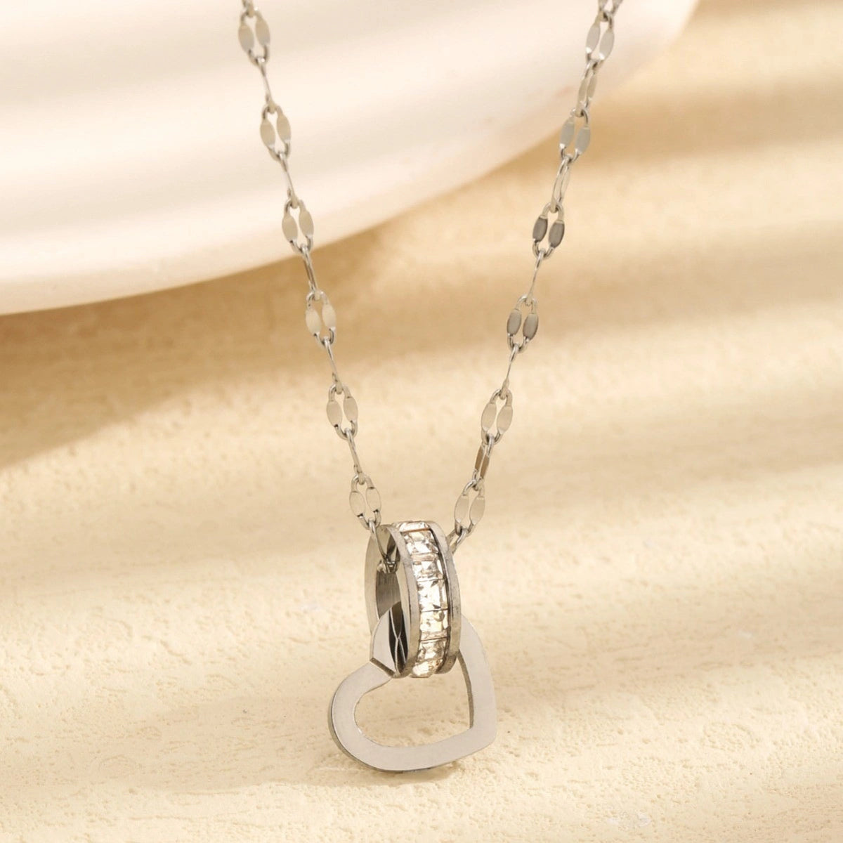 Lantisor – Heart Loop silver - RAFINI