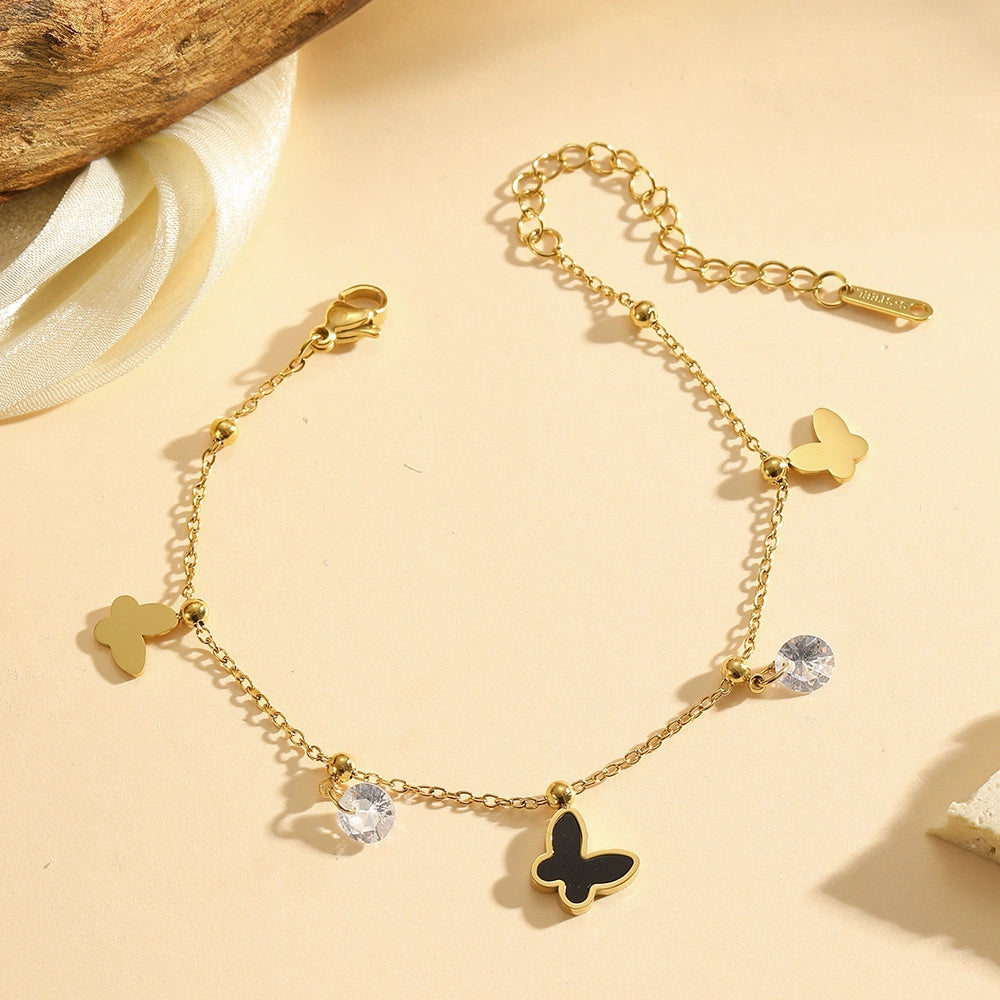 Bratara - Black Butterfly