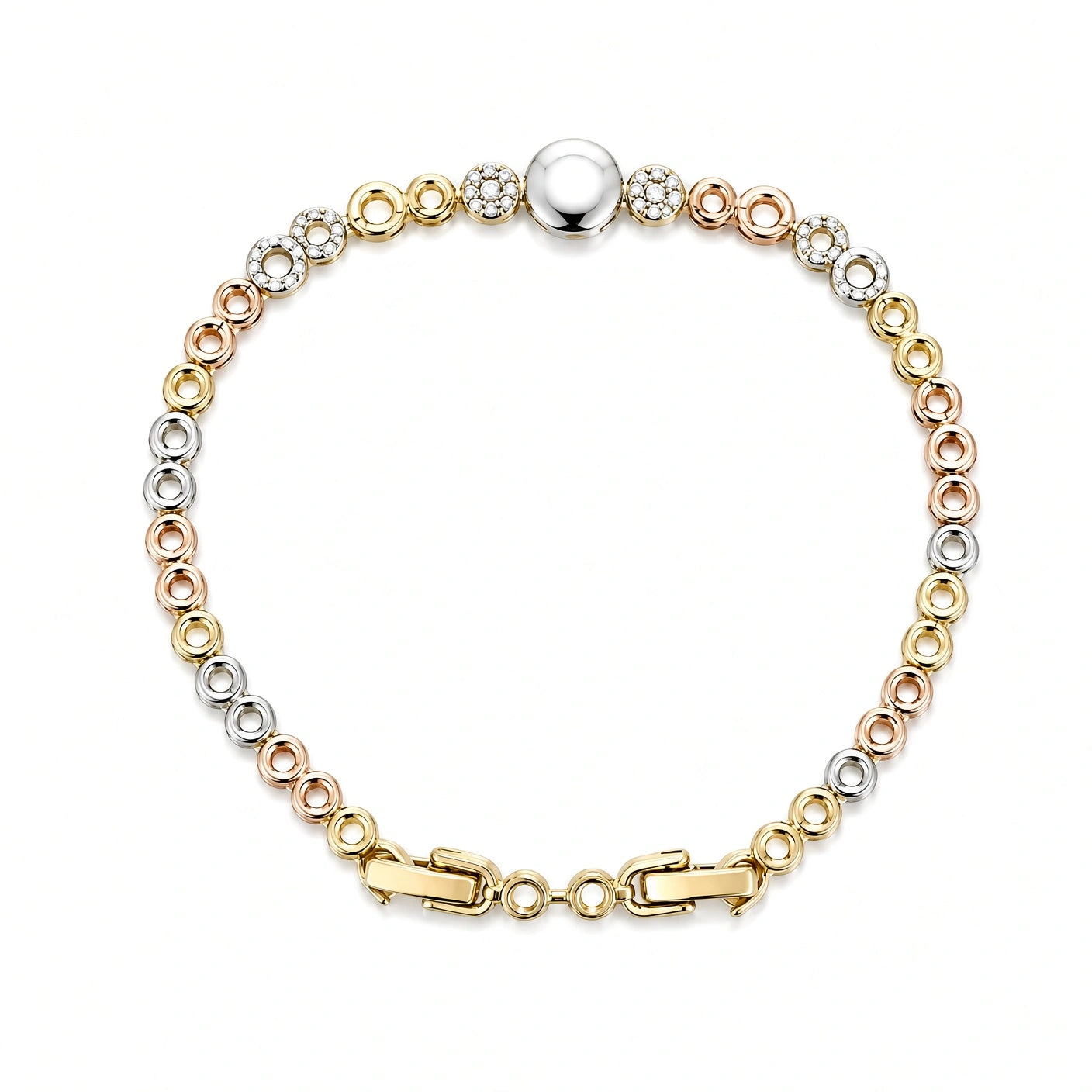 Bratara - Tri Tone Gold