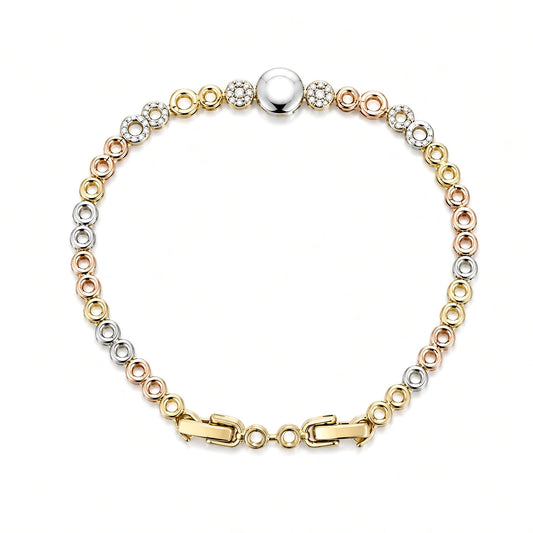 Bratara - Tri Tone Gold
