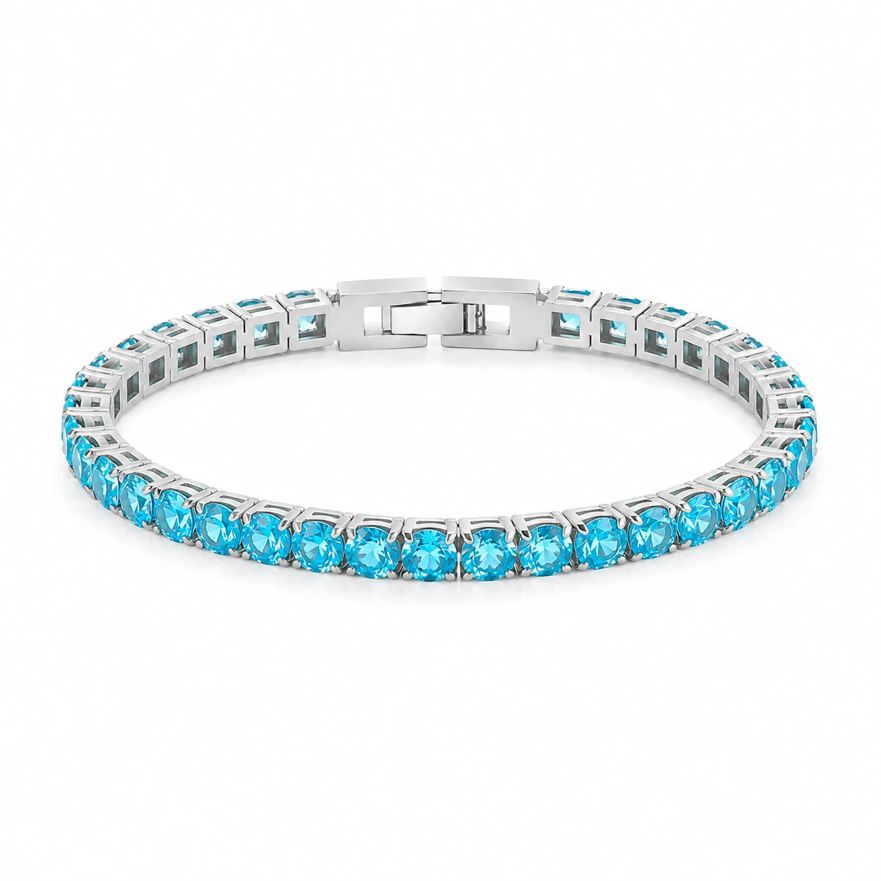 Bratara Tennis 4mm - Blue