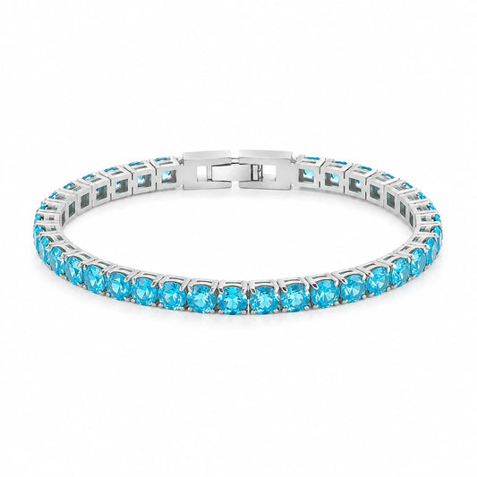 Bratara Tennis 4mm - Blue