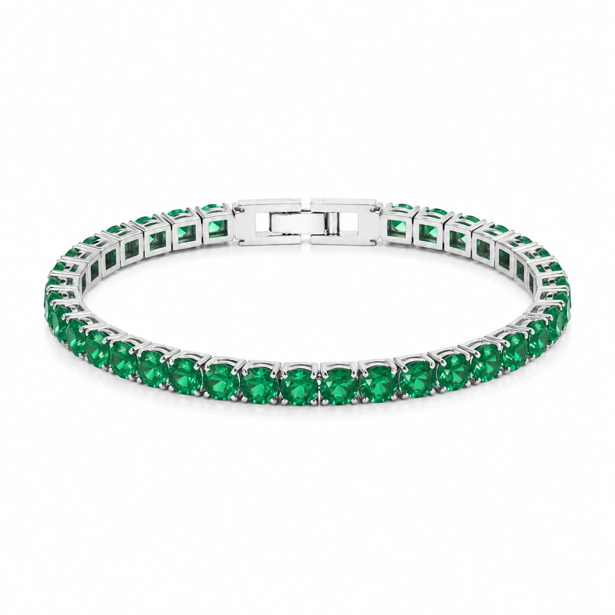 Bratara Tennis 4mm - Verde