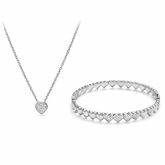 Set Lantisor + Bratara Crystal