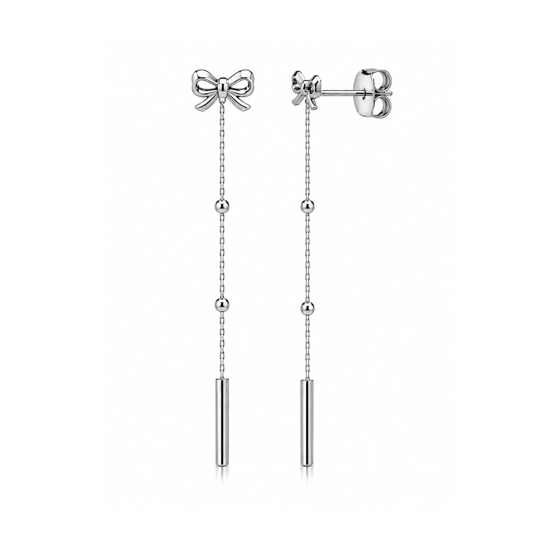 Cercei Lungi - Silver Bow
