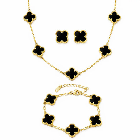 Set Flower Negru – 3 Piese