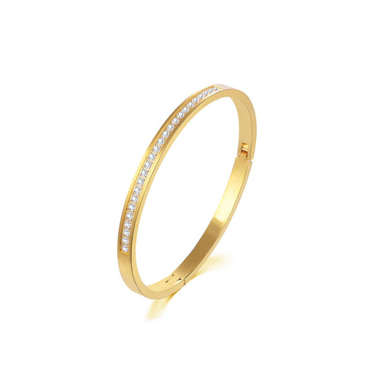 Bratara Love Diamonds - Gold - RAFINI