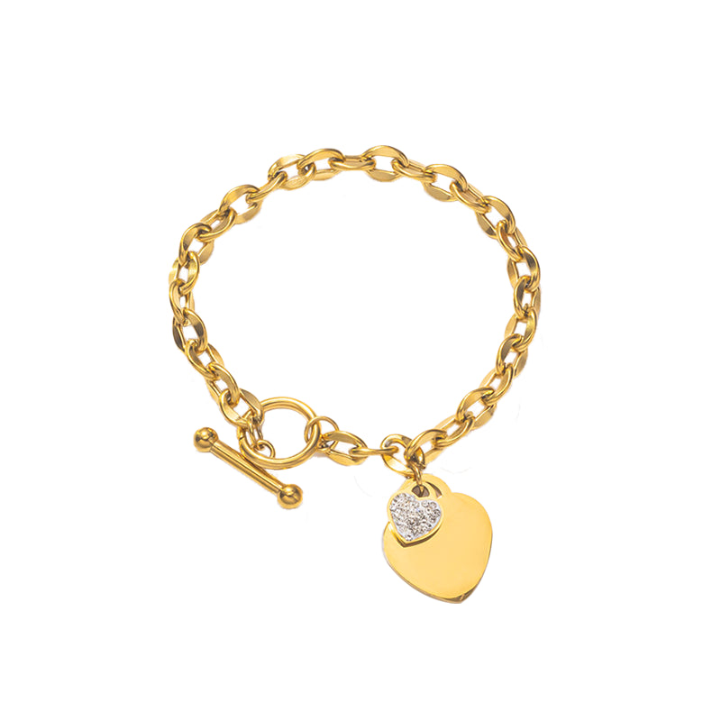 Bratara Gold Heart - OT - RAFINI