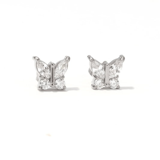 Cercei Butterfly - Silver - RAFINI