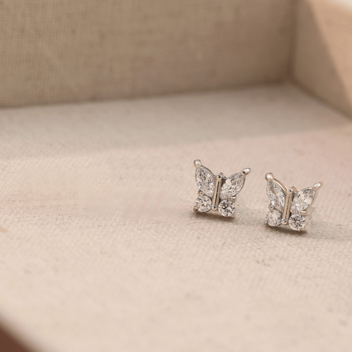 Cercei Butterfly - Silver - RAFINI