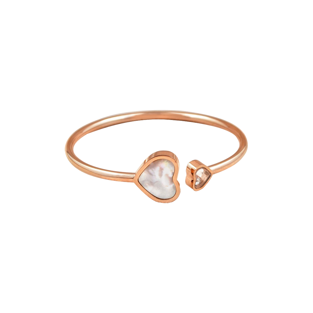 Bratara Happy Hearts - Rose - RAFINI