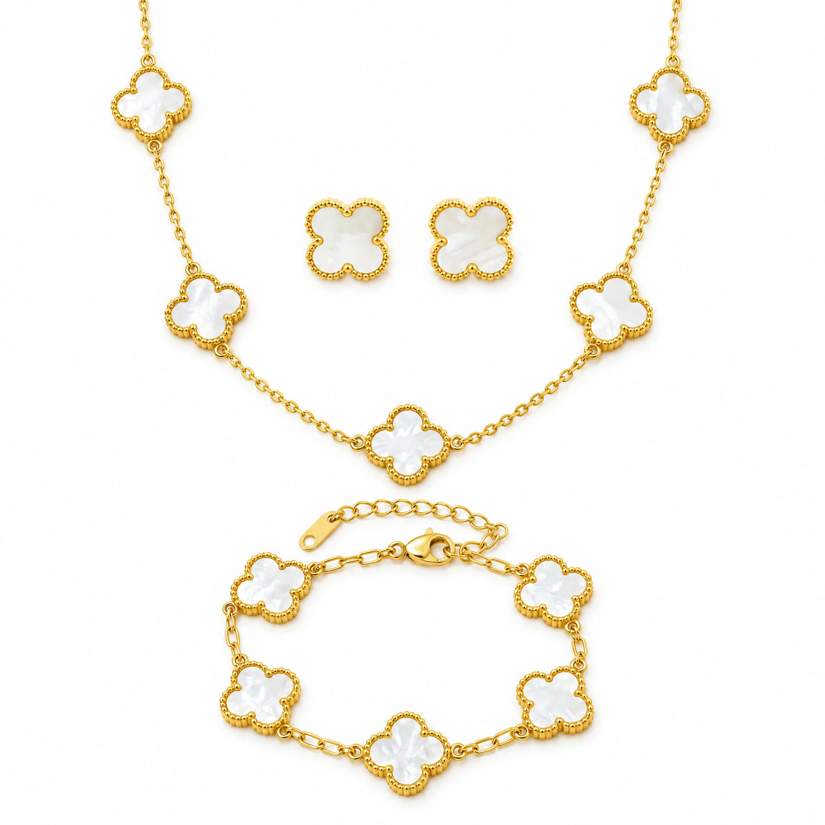 Set Flower Alb – 3 Piese
