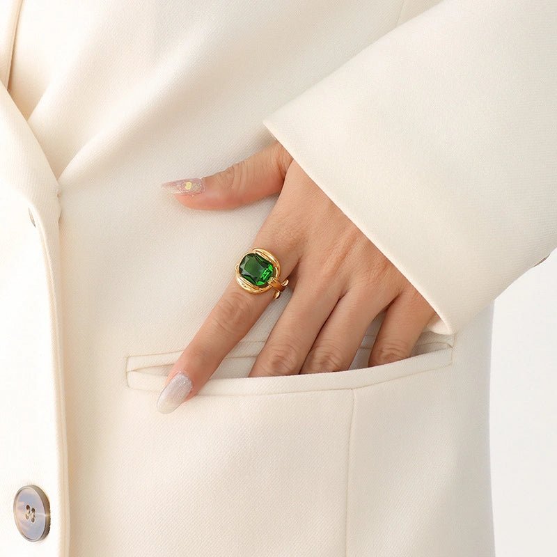 Inel - Emerald Embrace - RAFINI