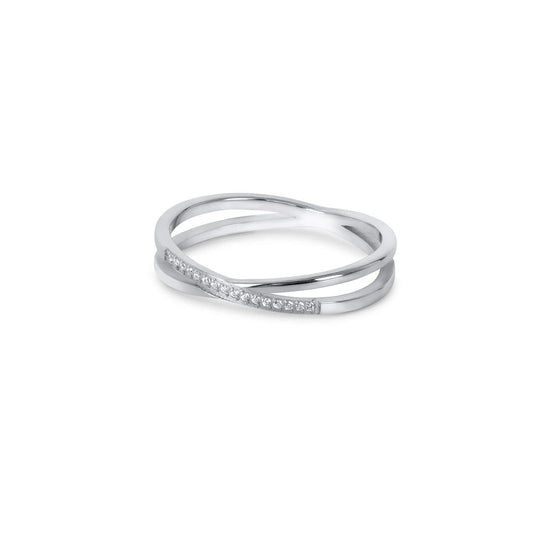 Inel - Twist Shine Silver - RAFINI