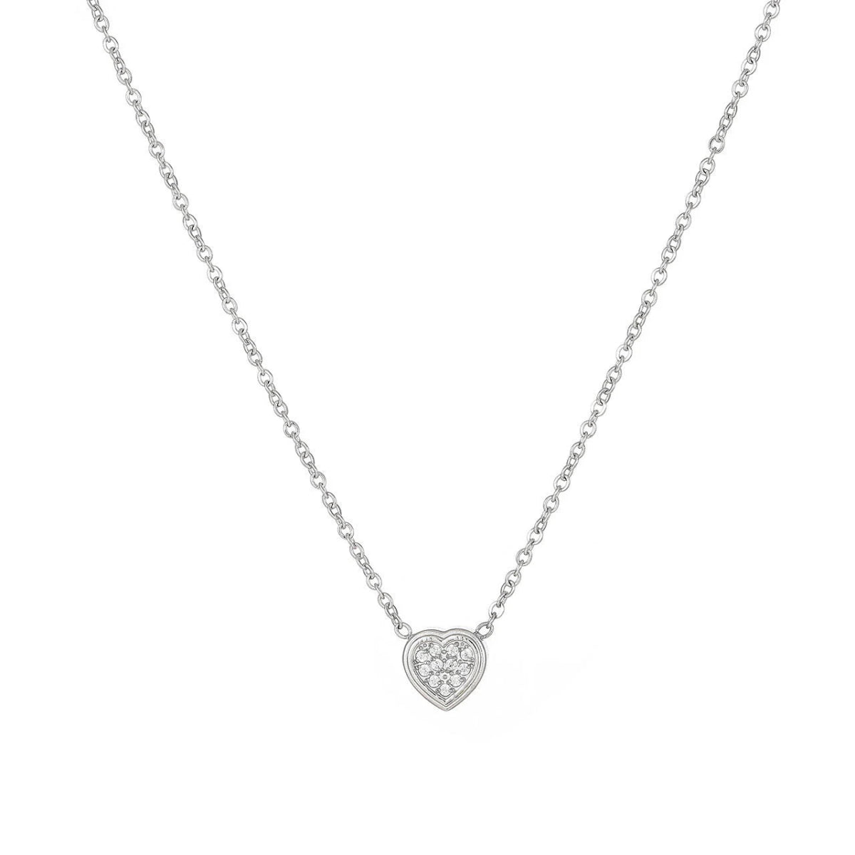 Lantisor - Silver Crystal Heart - RAFINI