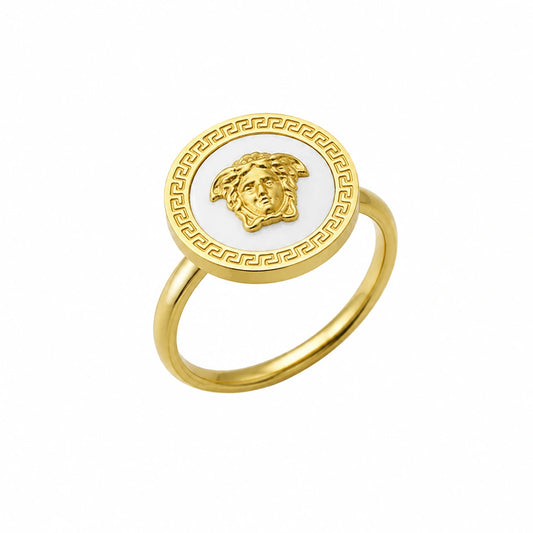 Inel - Imperial Medusa White