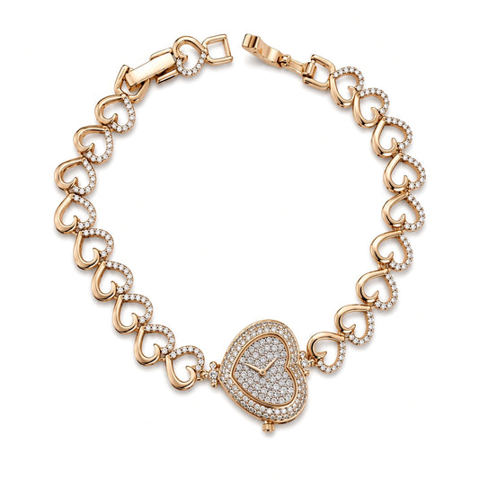 Bratara - Rose Heart Gold