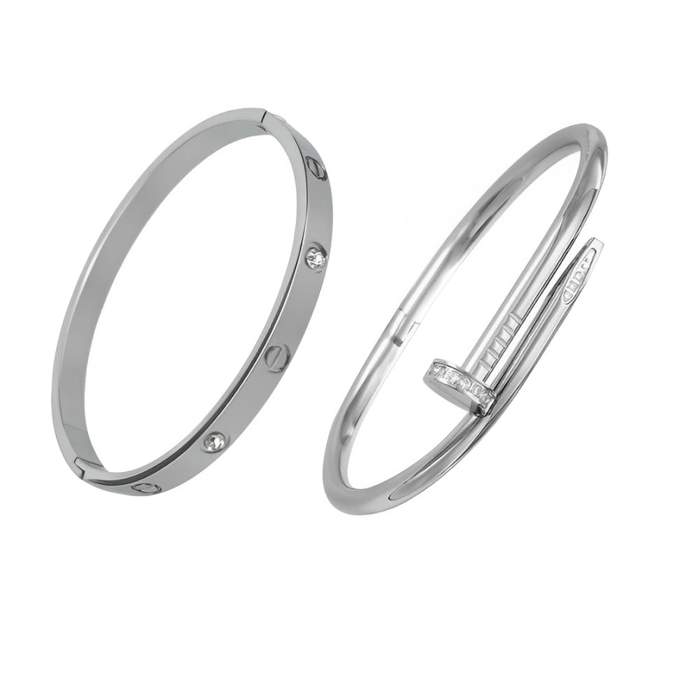 Set Bratari - Silver Duo - RAFINI