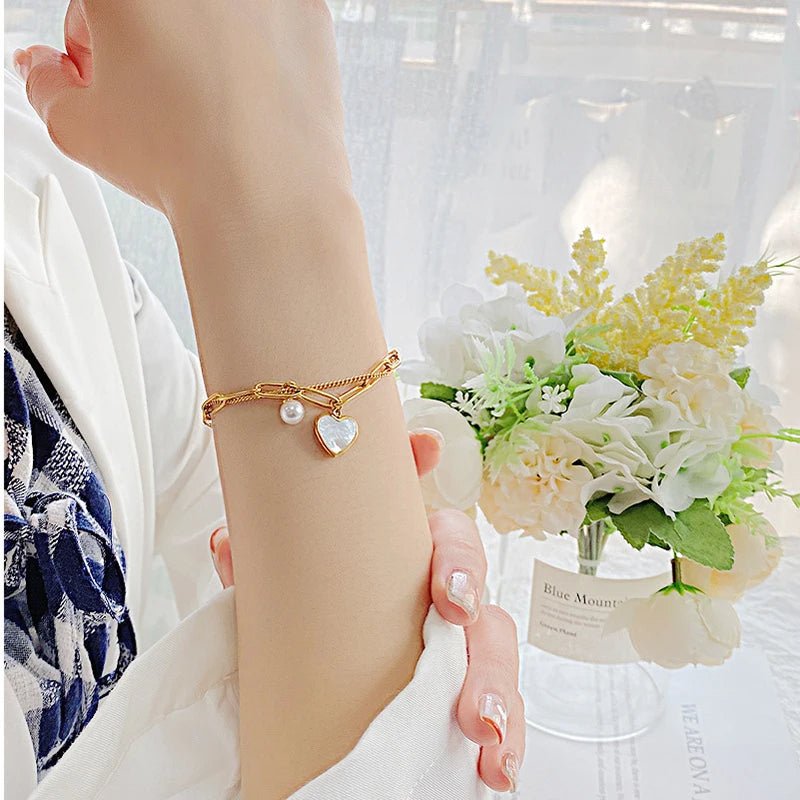 Bratara Gold - Heart - RAFINI